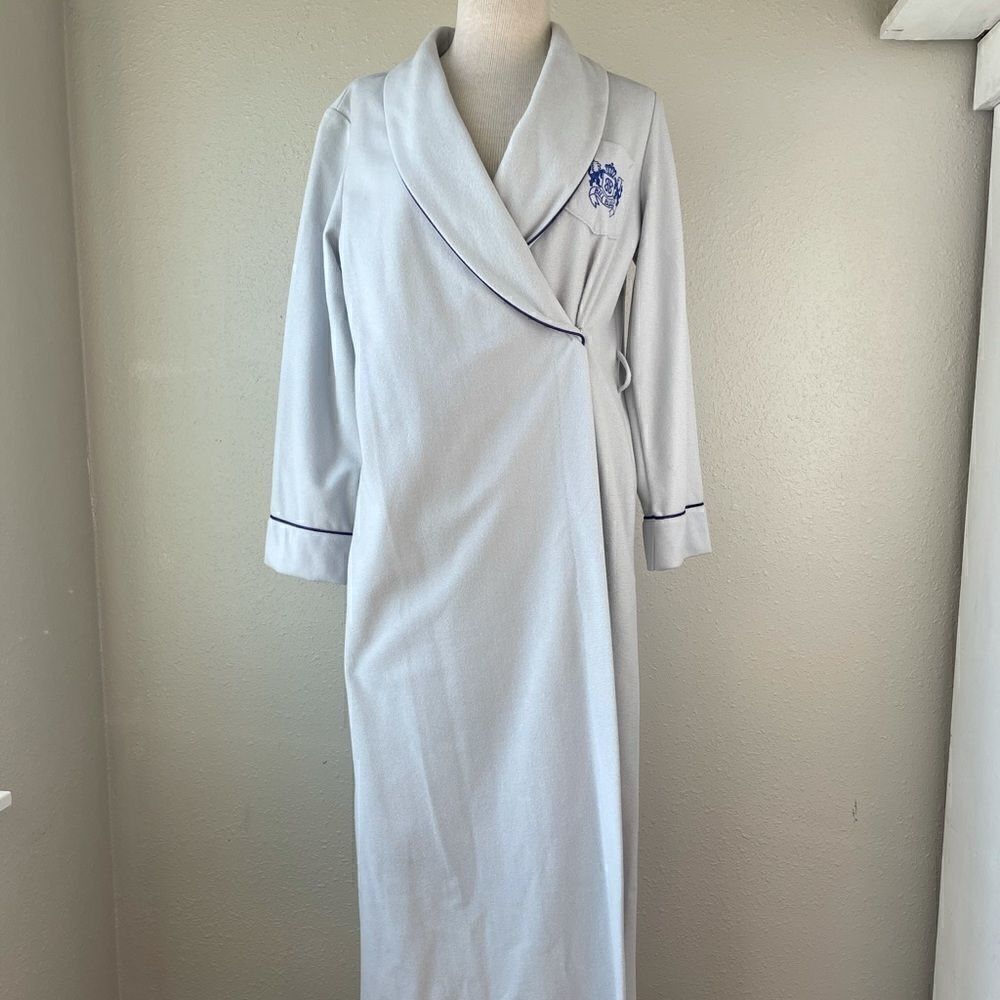 Vintage Bill Blass Monogramed Robe Size S EUC